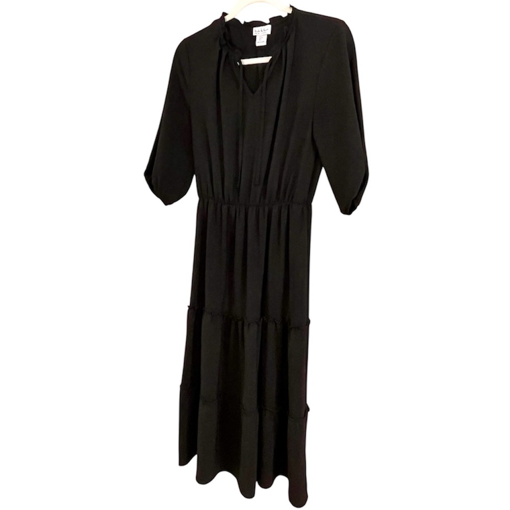Nicole Miller Midi Ruffle Dress